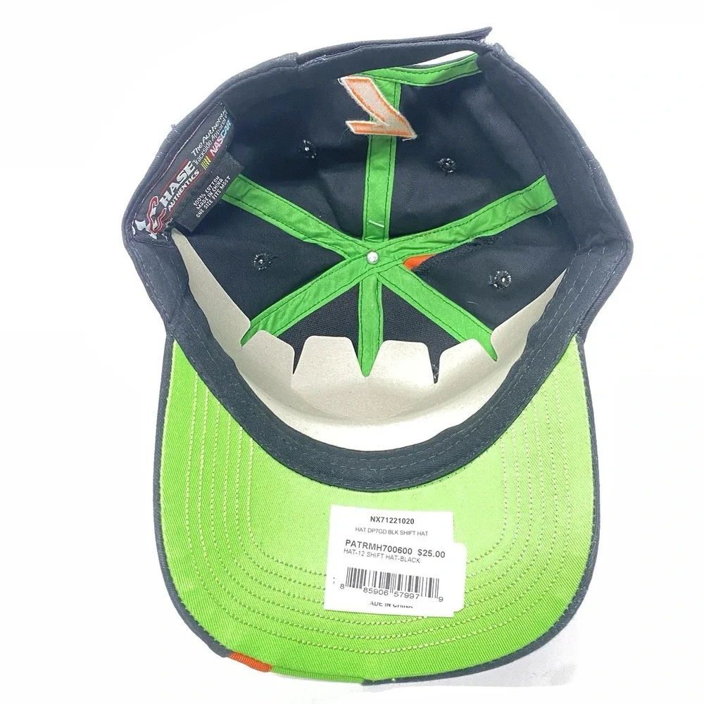 NASCAR Chase Authentic Go Daddy Danica Patrick green Orange Swirl adjustable NEW